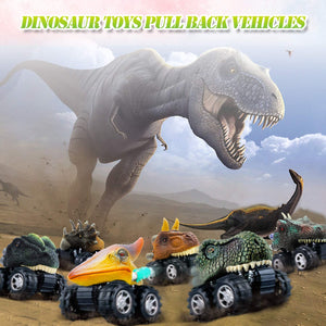 Dinosaur Mini Monster Pullback Cars (Pack of 6)
