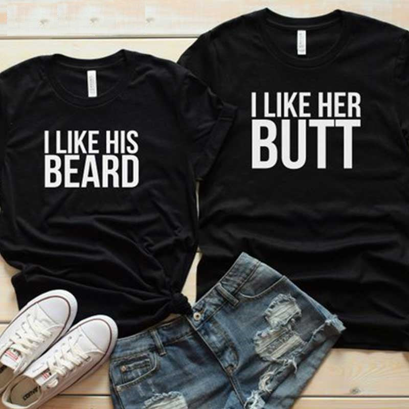 His Beard & Her Butt T-shirts