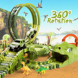 Dinosaur 360° Rotation Railway Track Set