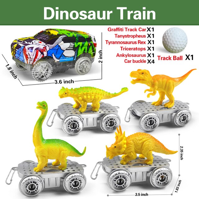 Replacement Dinosaur Cars & Track
