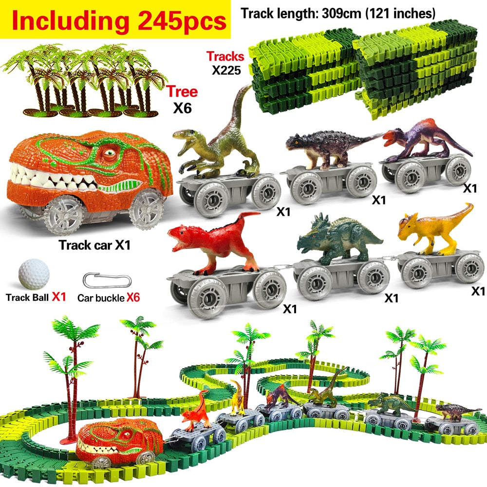 Dinosaur Train Car Track Set