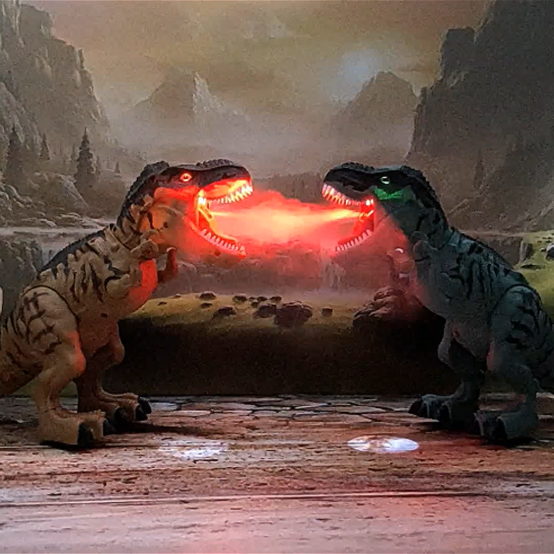 Walking T-Rex Spray Lay Eggs Dinosaur