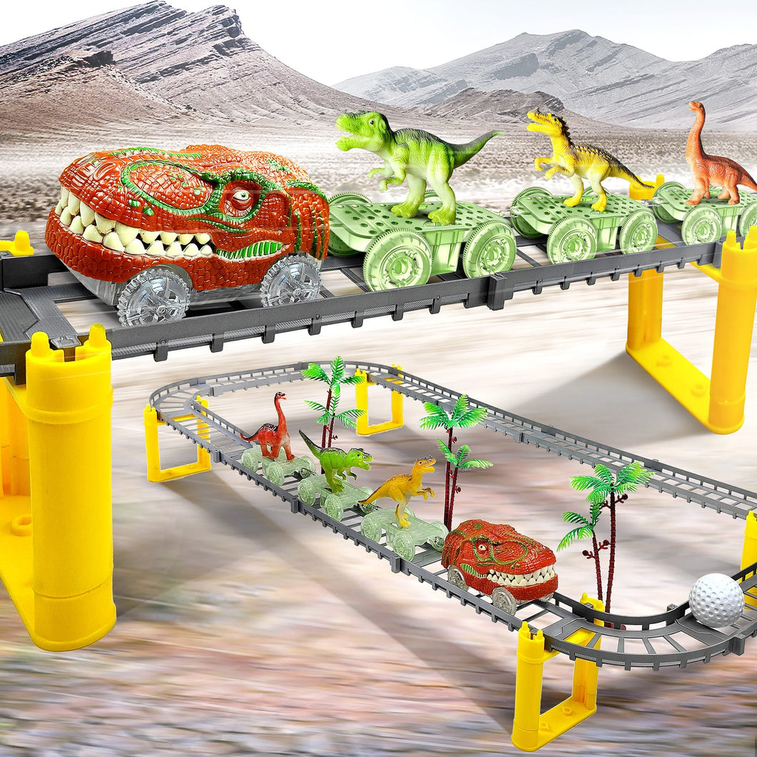 Dinosaur Speed Train Track Set