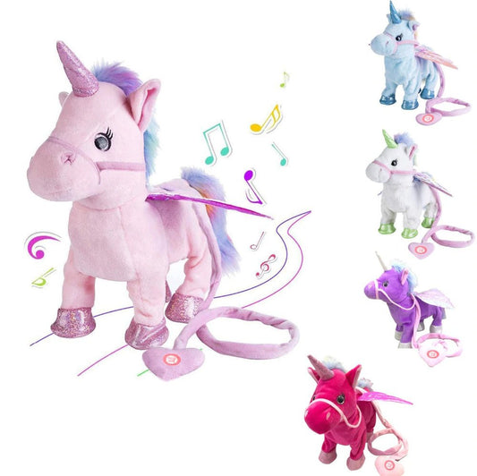 Walking Unicorn Plush Toy