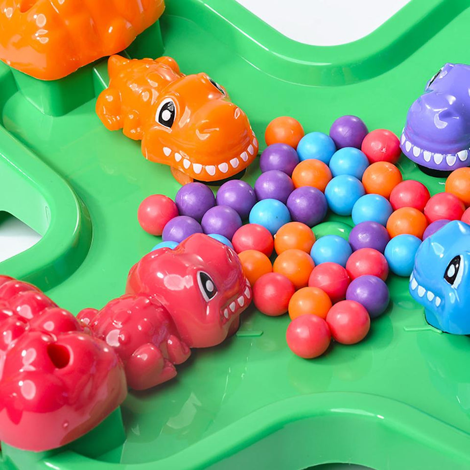 Hungry Dino Grab Beads Board Game