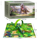 Dino Land 360° Track Set With Cars & Playmat