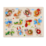Colorful Kids Learning Wooden Board